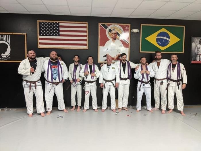 Randy with our school's other brown belts