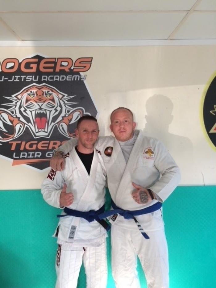 Blue belt · April 2, 2017 · Promoted by Patrick Martin of Gracie Barra Derby