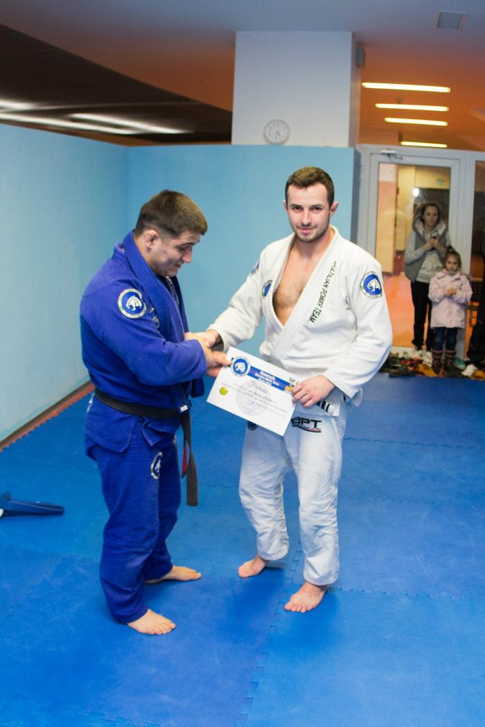 Blue belt · February 12, 2015 · Promoted by Mircea Cublesan