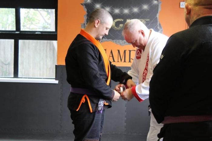 Purple belt · August 22, 2021 · Promoted by Aaron Rogers
