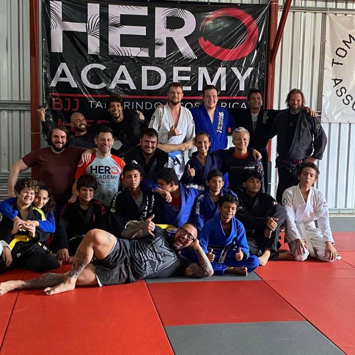 Costa Rica Group Picture at Hero Academy