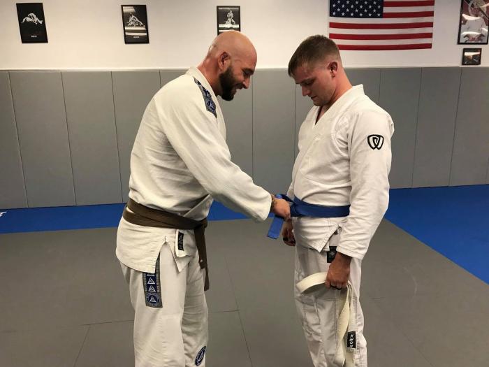 Blue Belt Promotion by Chad Pomeroy