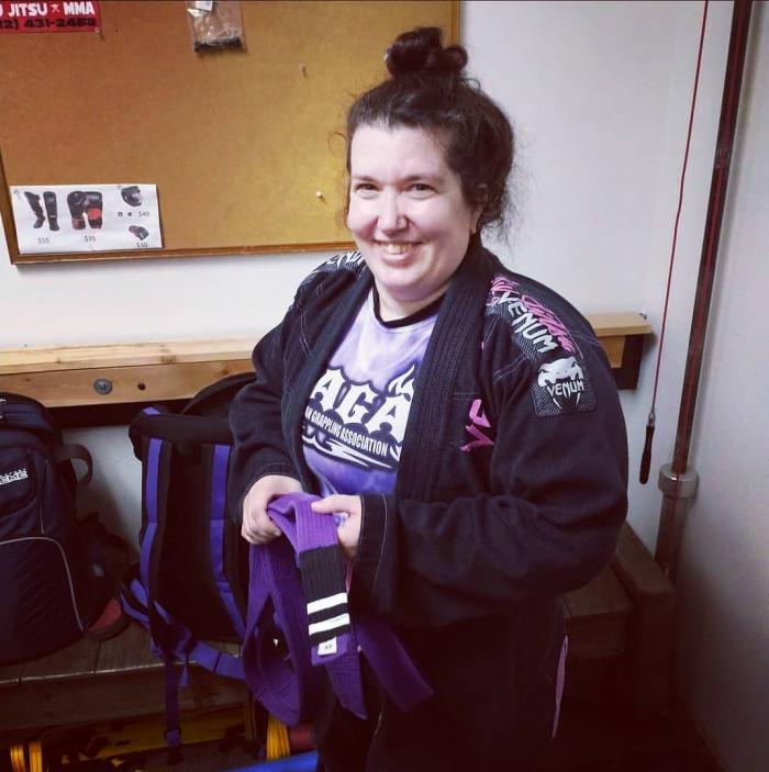 Purple belt · November 7, 2020 · Promoted by Bryan Evans