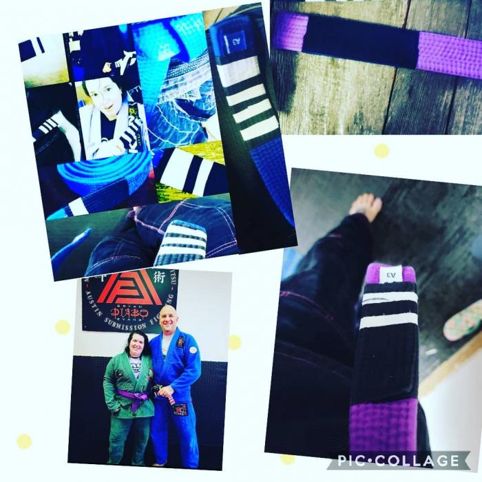 Purple belt · November 7, 2020 · Promoted by Bryan Evans