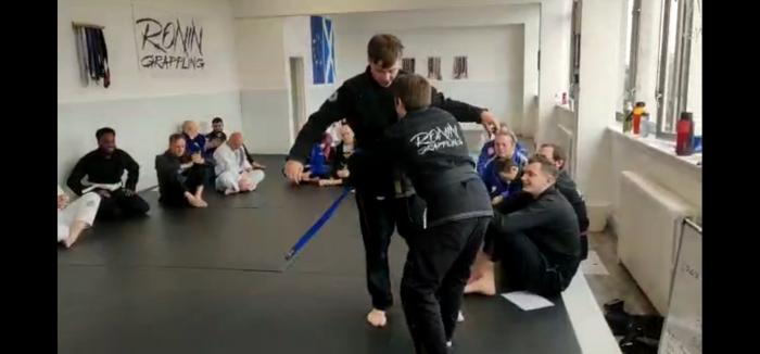 Blue belt · August 22, 2021 · Promoted by Giles Garcia