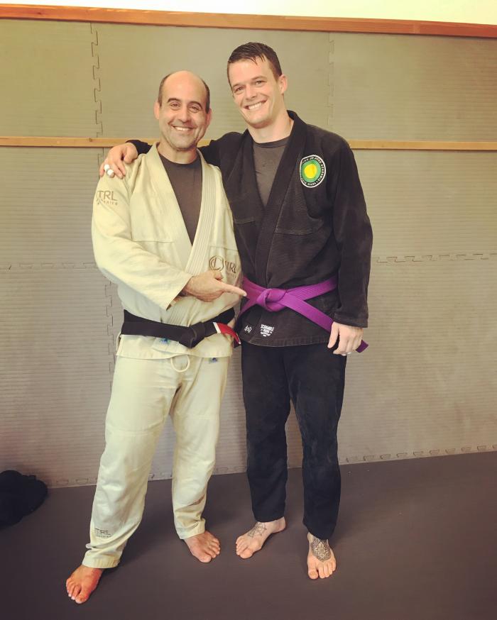 Purple belt · March 1, 2018 · Promoted by Clovis Silva