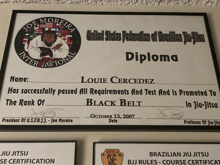 Black belt · October 13, 2007 · Promoted by Roy Harris
