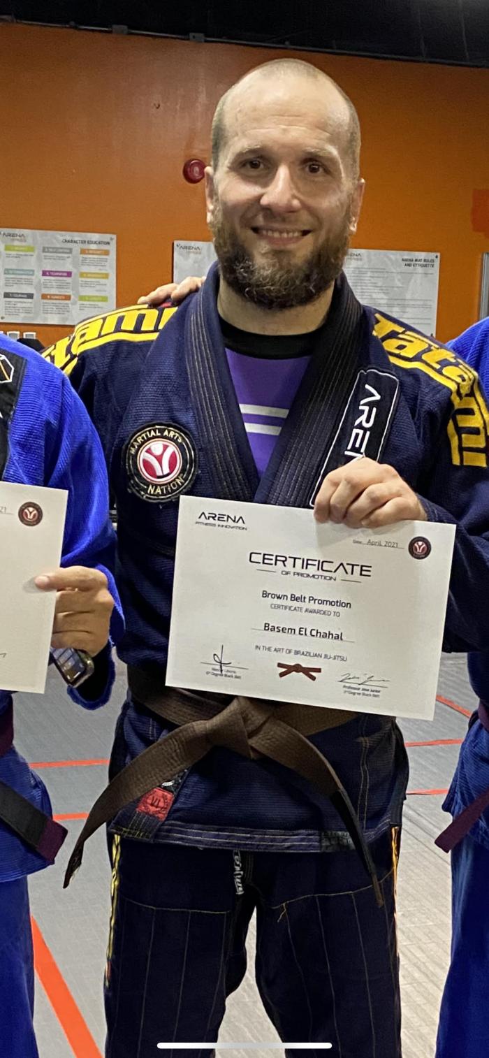 Brown belt · March 10, 2021 · Promoted by Professor Jose Junior