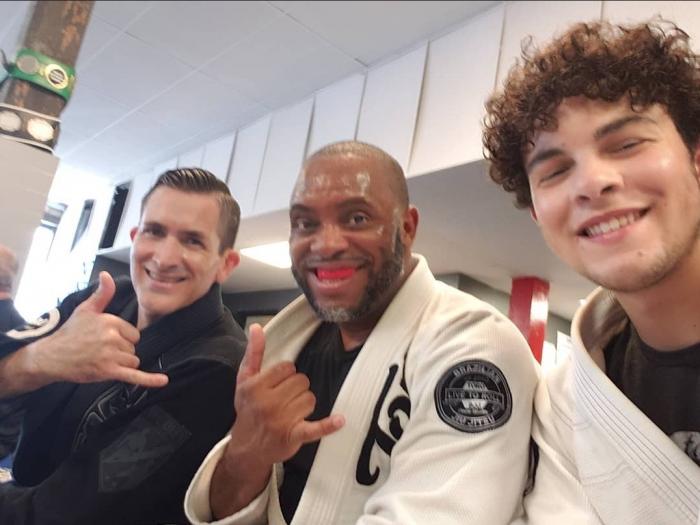 At Keenan Cornelius Seminar with buddy Elijah and Gabe