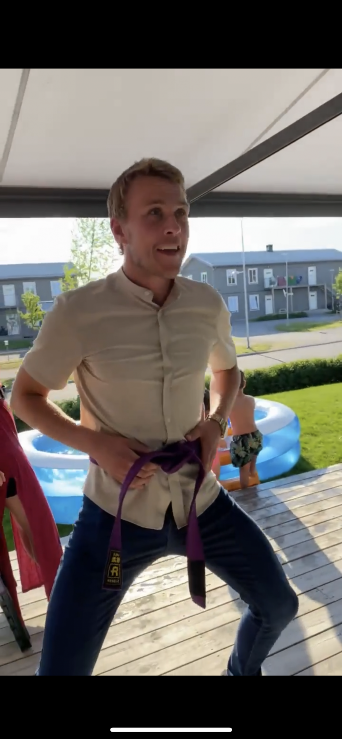 Purple belt · June 5, 2021 · Promoted by Åke Zaar