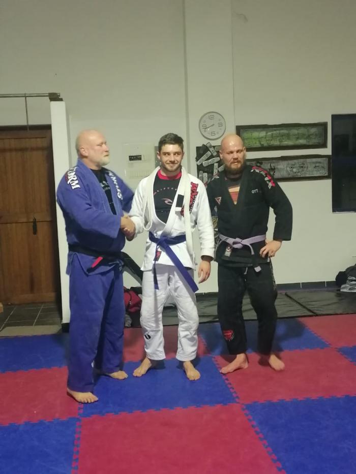 Blue belt · September 17, 2021 · Promoted by Kobus