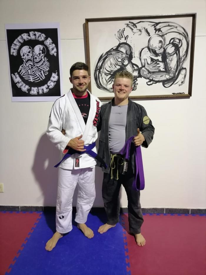 Blue belt · September 17, 2021 · Promoted by Kobus
