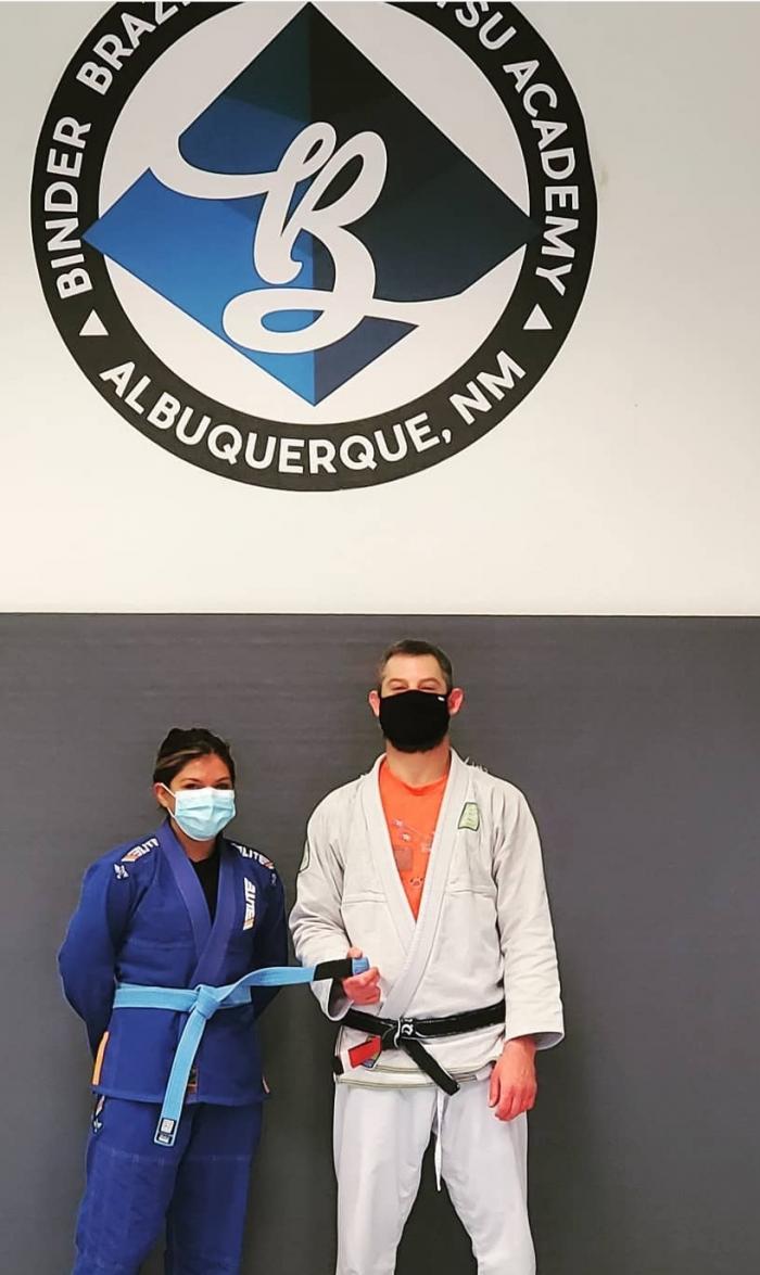 Blue belt · January 26, 2021 · Promoted by Binder Brazilian Jiu Jitsu