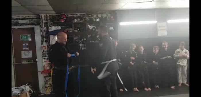 Blue belt · June 19, 2021 · Promoted by Alan Burrows