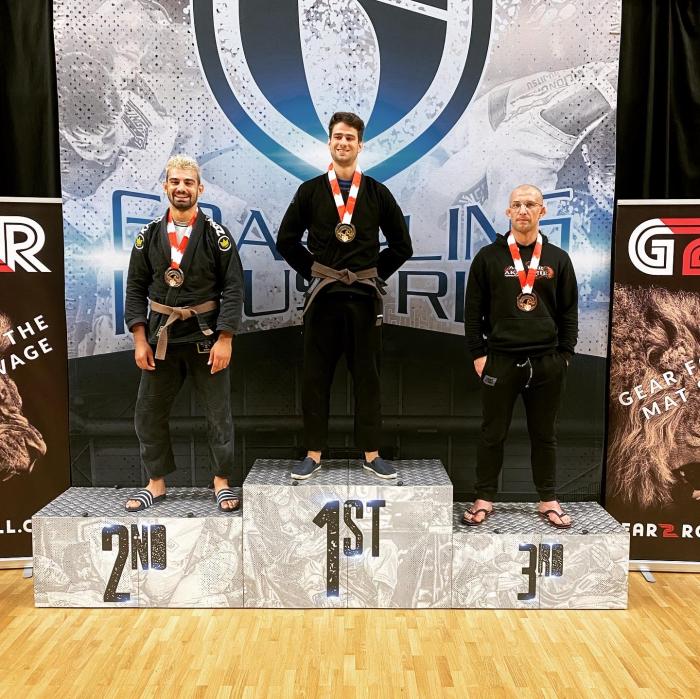 Grappling Industries AMS Brown Belt - 185pnds