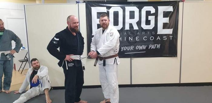 White belt stripe 2