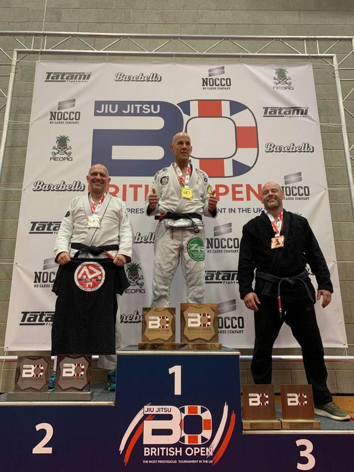 First Comp at Black Belt - Silver at British Open 2021 Master 3+  < 100.5kg