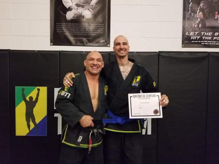 Blue belt · December 7, 2019 · Promoted by Lee Villeneuve