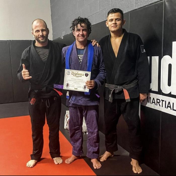 Purple belt · August 1, 2021 · Promoted by Igor Mocaiber