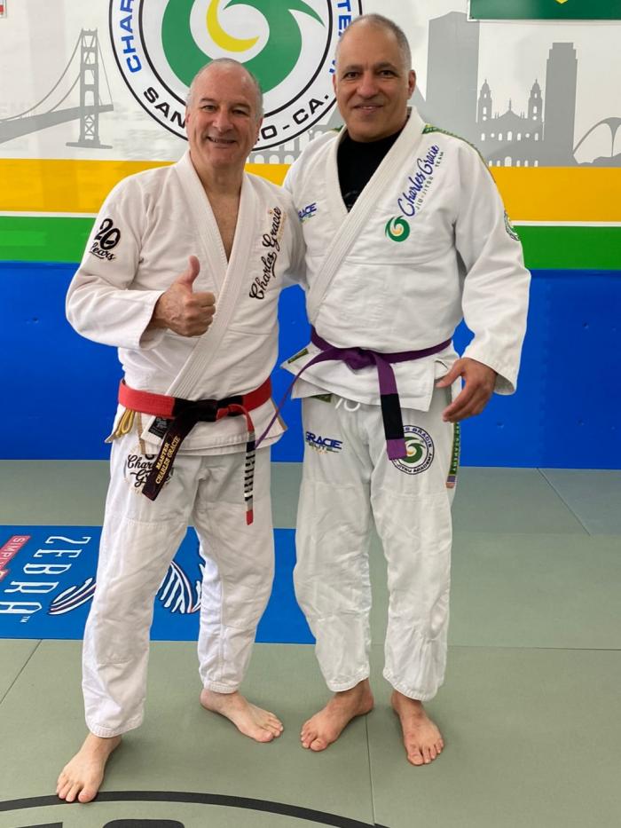 Purple belt · August 21, 2021 · Promoted by Charles Gracie