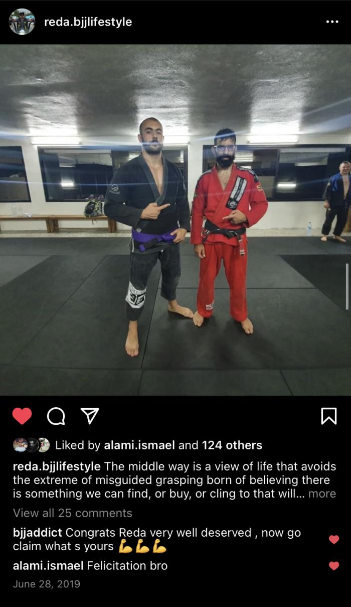 Purple belt · June 28, 2019 · Promoted by Hicham Hakam