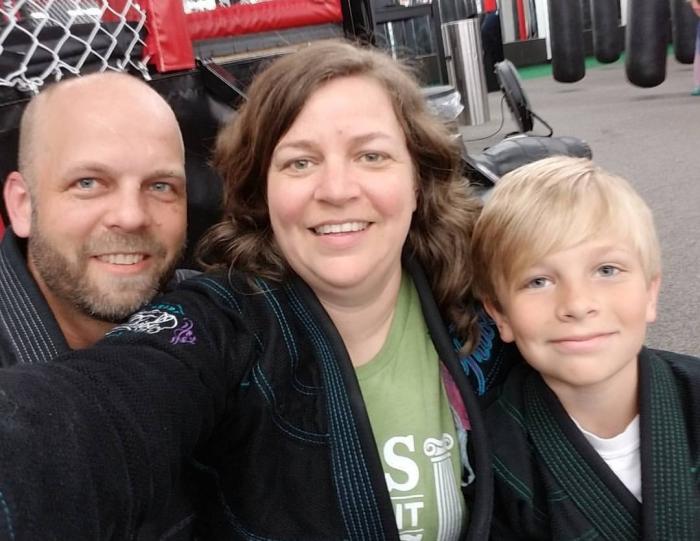 Family Training Photo (minus our daughter)