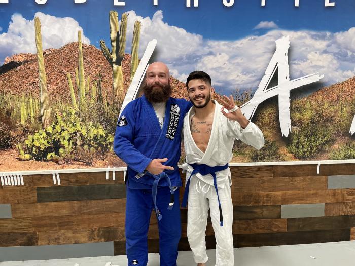 Blue belt · September 18, 2021 · Promoted by Jay Pages