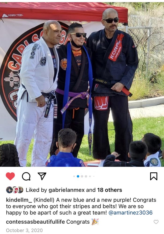 Purple belt promotion