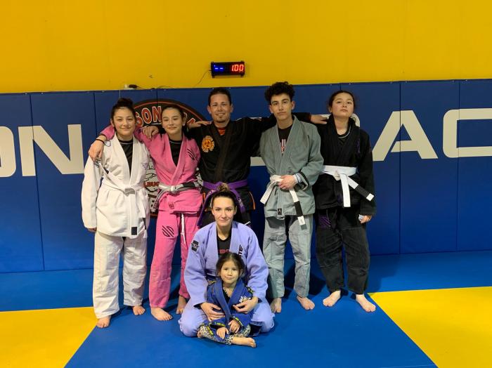 My family. We all train.