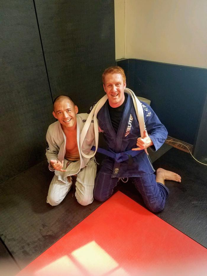 Blue belt · June 23, 2018 · Promoted by Michael Sanda