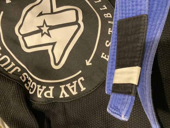 Blue belt · December 5, 2020 · Promoted by Jay Pages