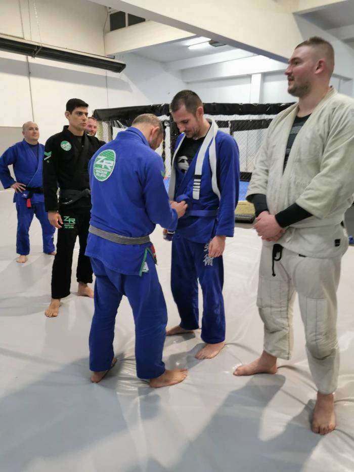 Blue belt · December 17, 2019 · Promoted by Imre Horvath