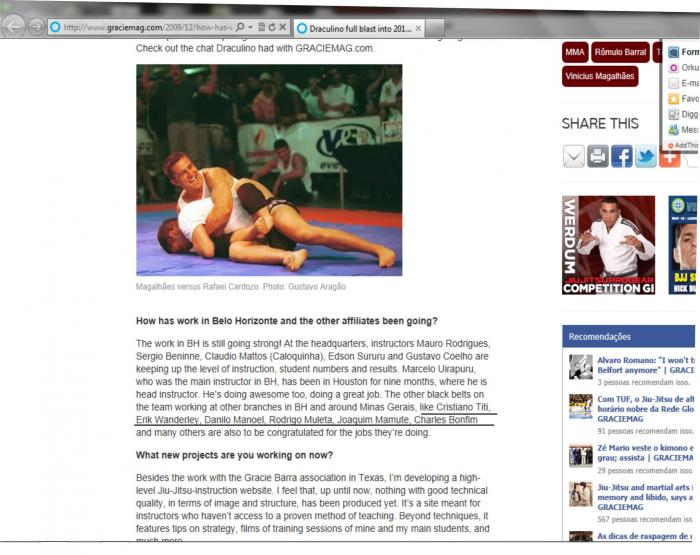 Black belt · December 22, 2008 · Promoted by Vinicius draculino Magalhães