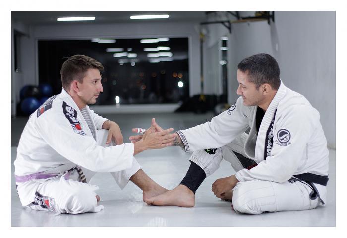 Professor Igor Bueno (Essence jiu jitsu France) and Professor Rodrigo Reis