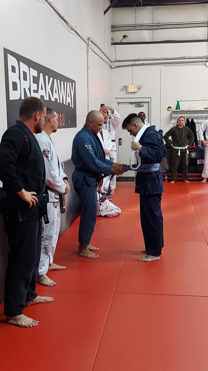 Blue belt · September 1, 2021 · Promoted by Rob Murianka