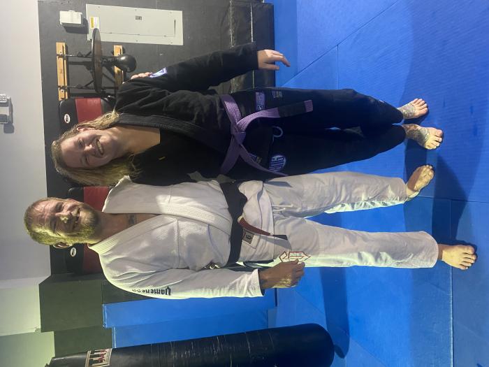 Purple belt · September 21, 2021 · Promoted by Professor Greg Thompson