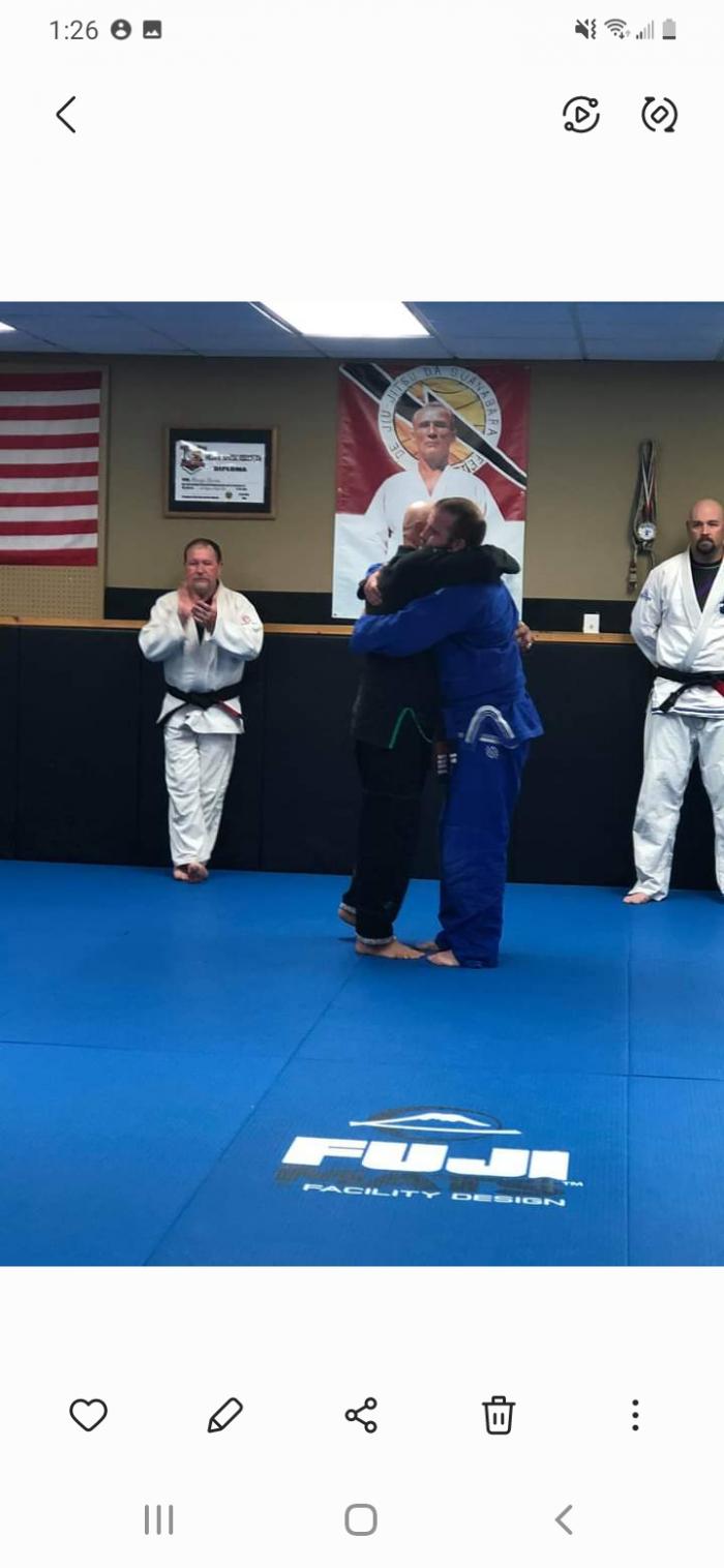 Blue belt · December 8, 2020 · Promoted by Professor Jorge Borras