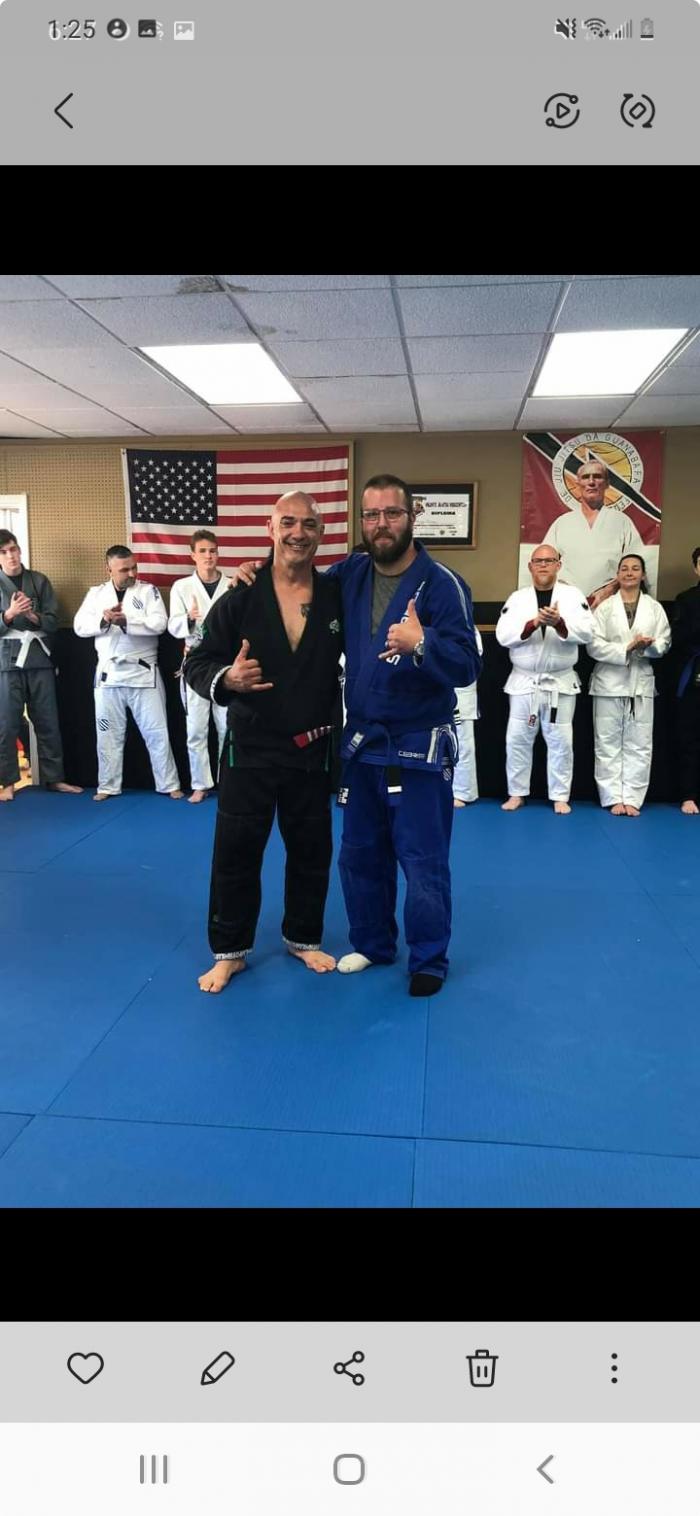 Blue belt · December 8, 2020 · Promoted by Professor Jorge Borras