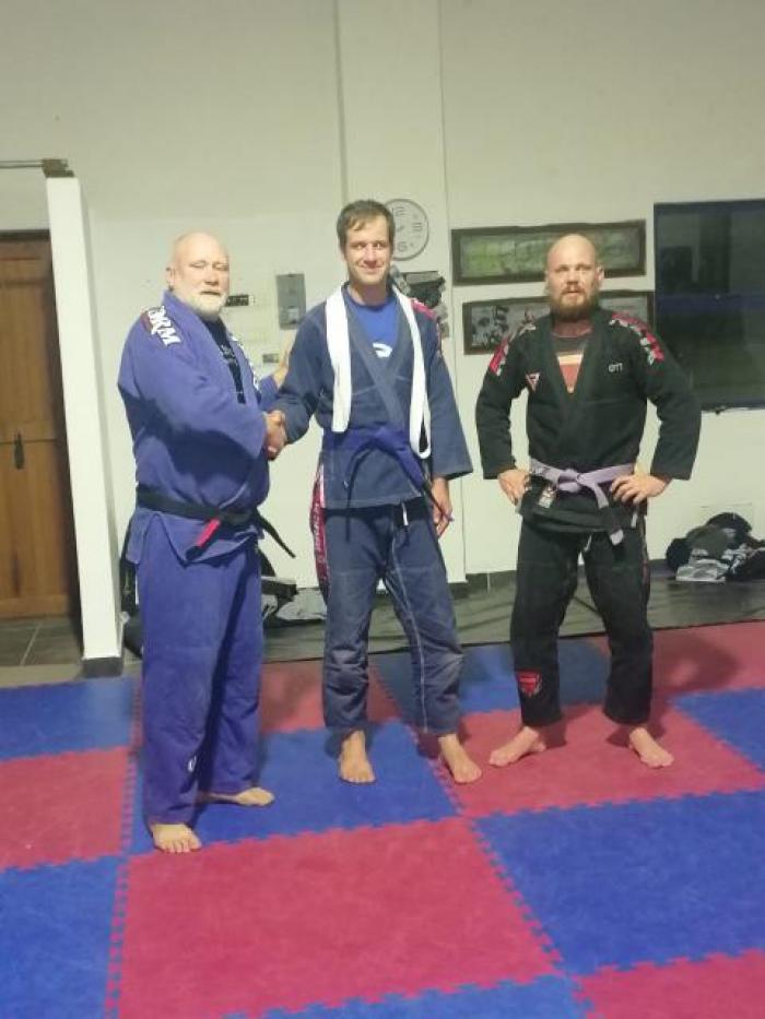 Blue belt · September 7, 2021 · Promoted by John