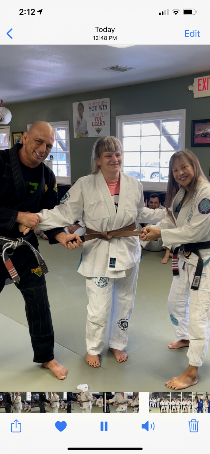 Brown belt · September 25, 2021 · Promoted by David Dunn