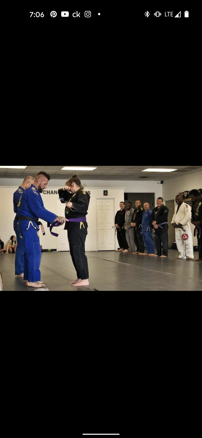 Purple belt · June 21, 2019 · Promoted by John George