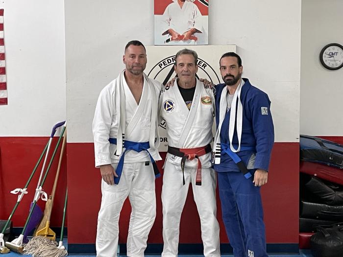 Blue promotion w/ Master Sauer (Promoted under Prof Tony Rinaldi, awarded by Master Sauer)