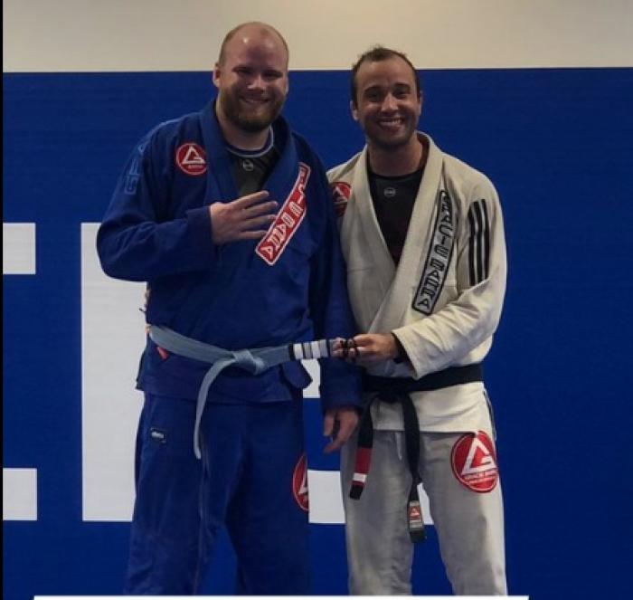 Blue belt · August 27, 2019 · Promoted by Beau Viehmann