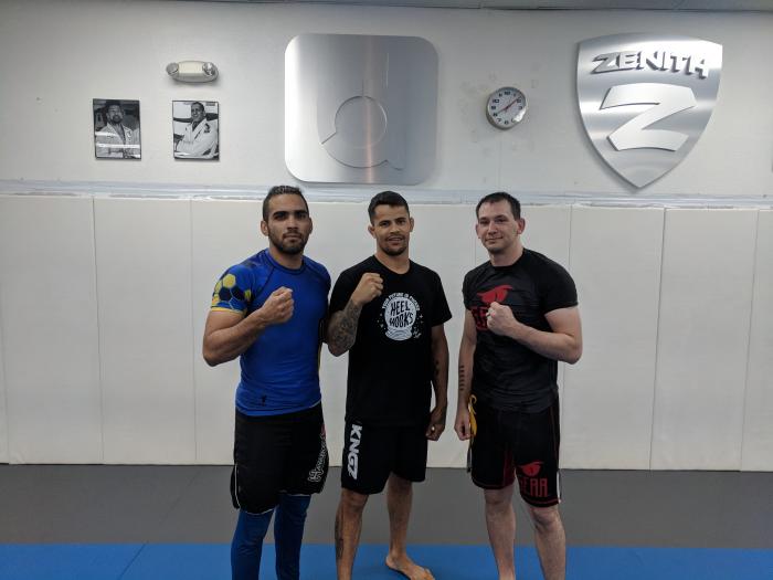 Training with Rafael Domingos and Kris Olivo