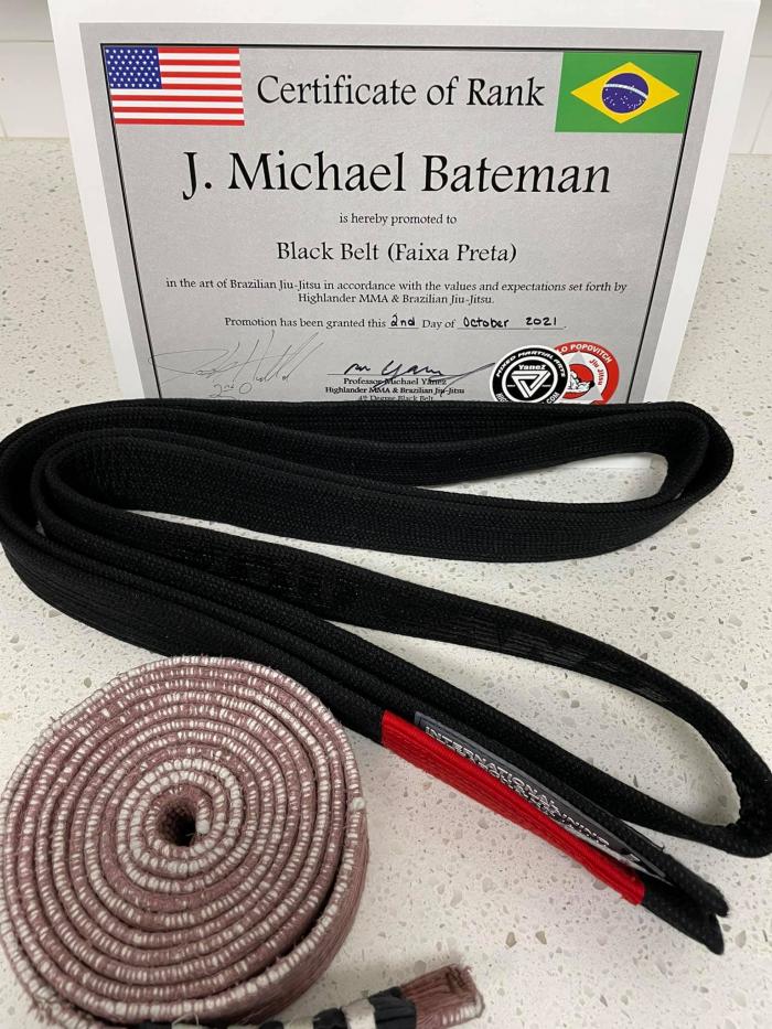 Black belt · October 2, 2021 · Promoted by Michael Yanez
