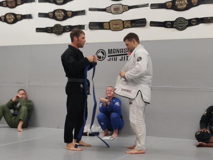 Blue belt · September 28, 2021 · Promoted by Clayton Lyon