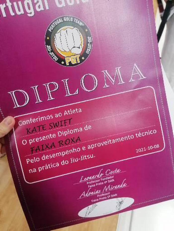 Purple belt · October 8, 2021 · Promoted by Adonias Juninho