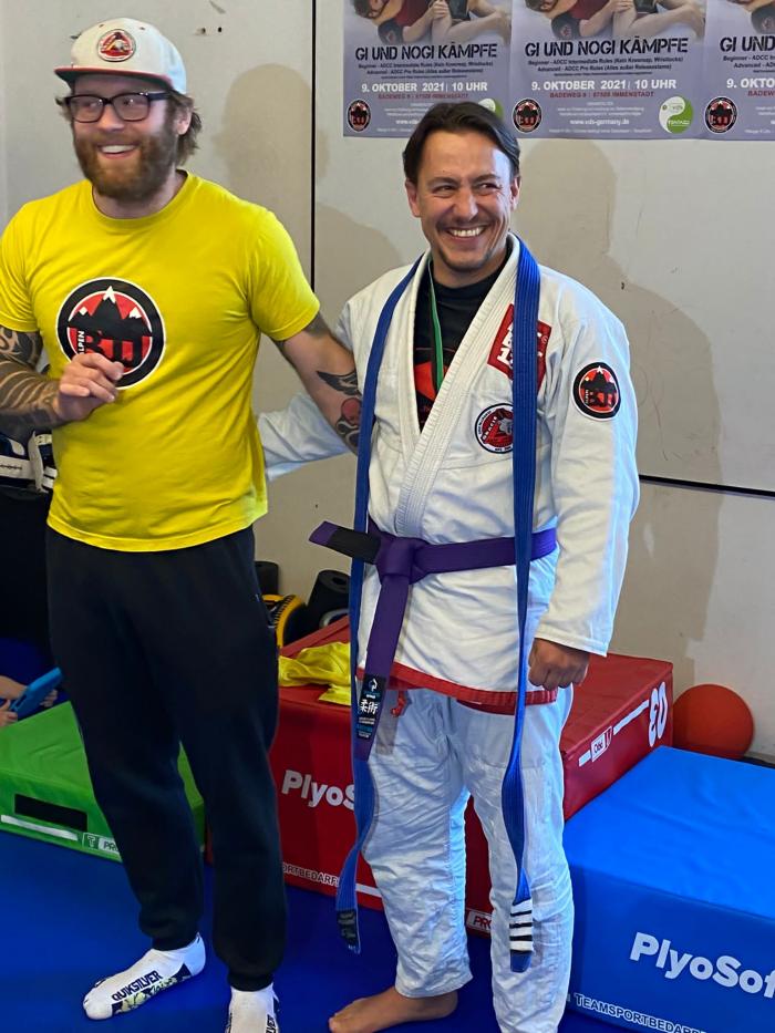 Purple belt · October 9, 2021 · Promoted by Daniel Brauchle