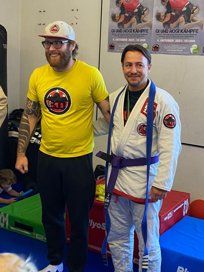 Purple belt · October 9, 2021 · Promoted by Daniel Brauchle