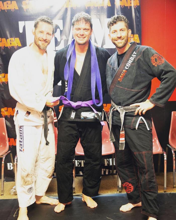 Purple belt · October 25, 2022 · Promoted by Professor Jayson Wilkins